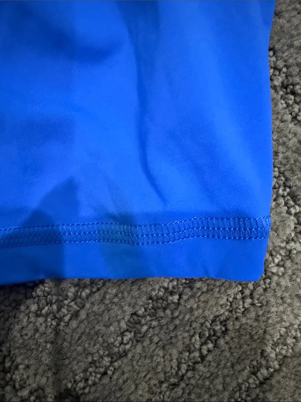 Lululemon  High-Waist Blue Performance Bike Shorts